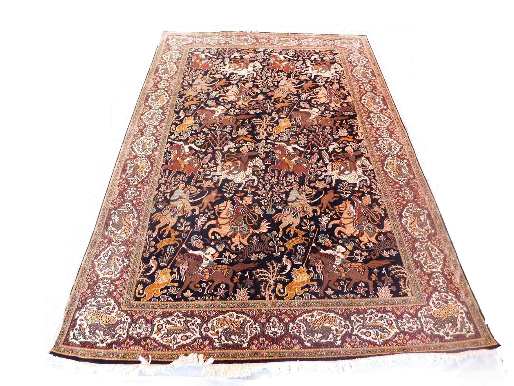 Size 5x 7  feet's Hand-made Carpet (KE 22)