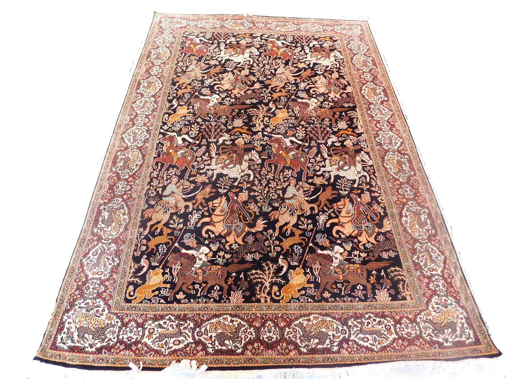 Size 5x 7  feet's Hand-made Carpet (KE 22)