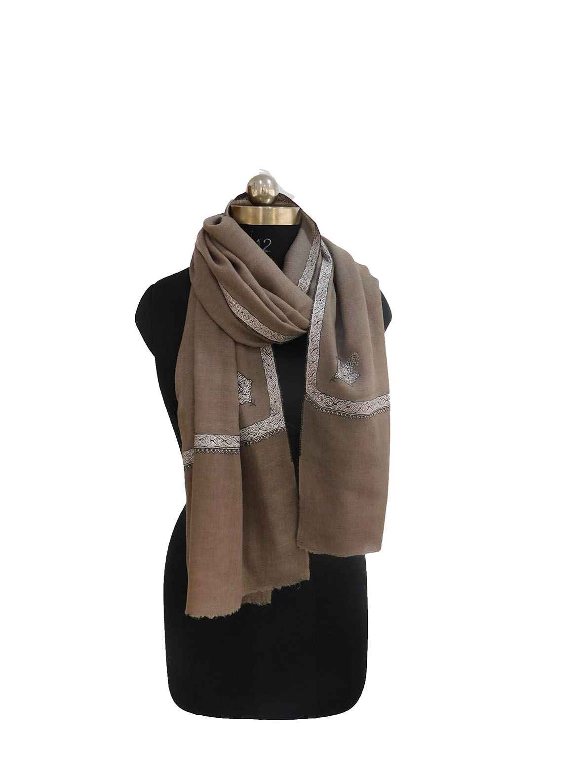 Pashmina Sozni-stole-(KE-27)