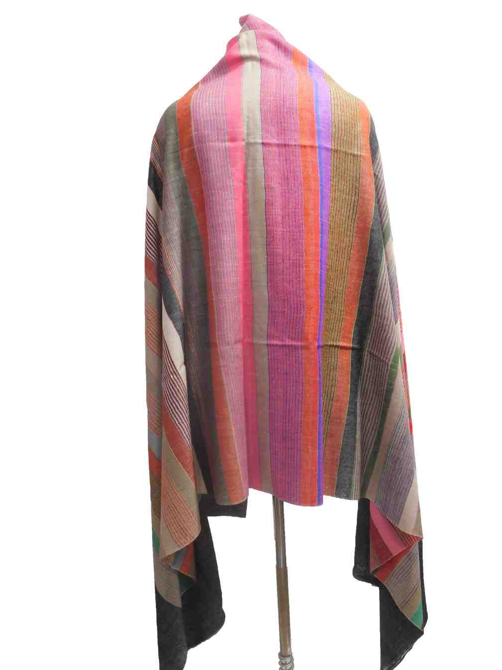 Pashmina-shawl with strips (KE 05)