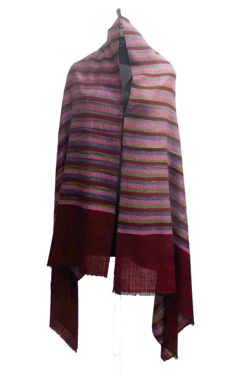 Pashmina-shawl with strips (KE 08)