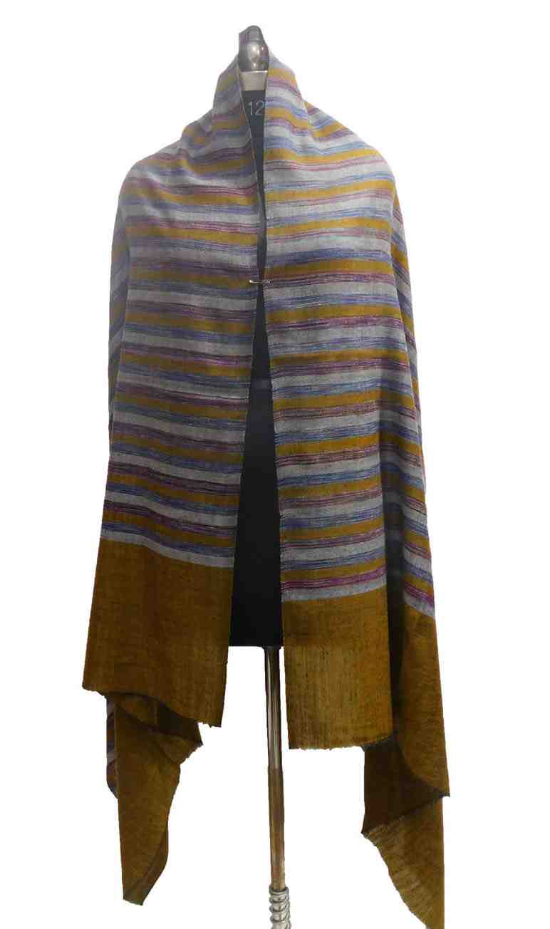 Pashmina-shawl with strips (KE 09)