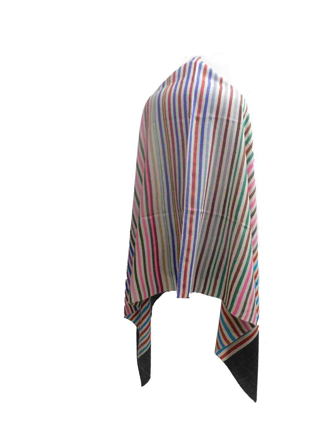 Pashmina-shawl with strips (KE10)