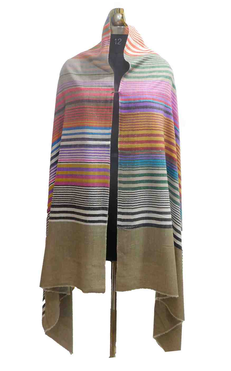 Pashmina-shawl-with-strips (KE 11)