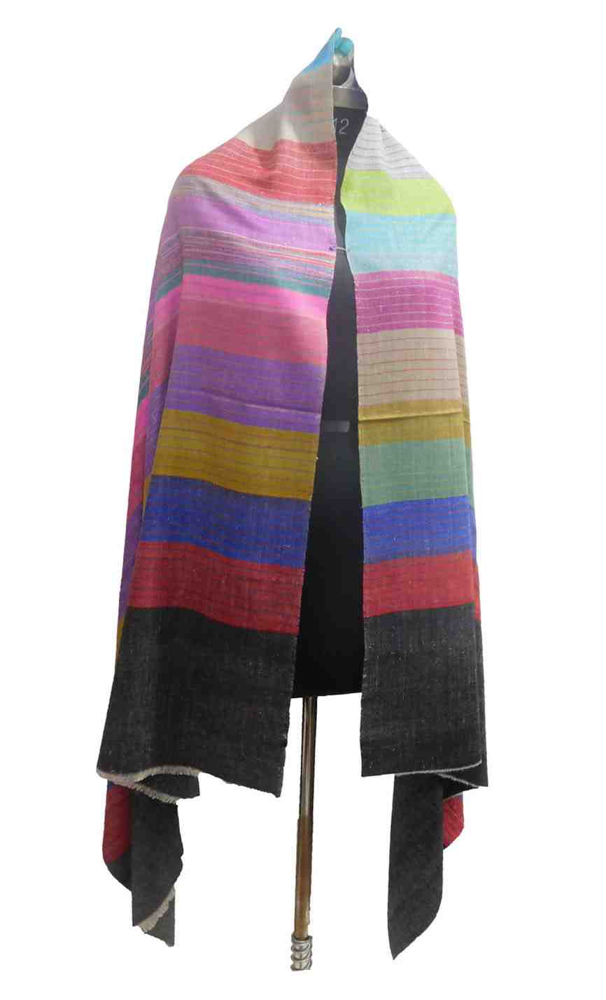 Pashmina-shawl-with-strips (KE 12)