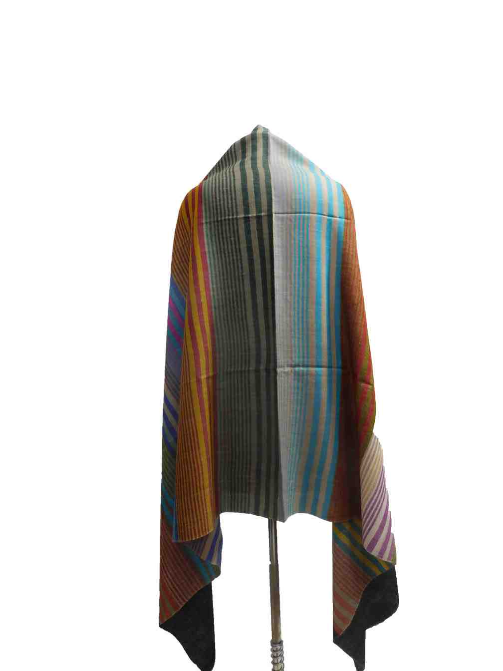 Pashmina-shawl-with-strips (KE )