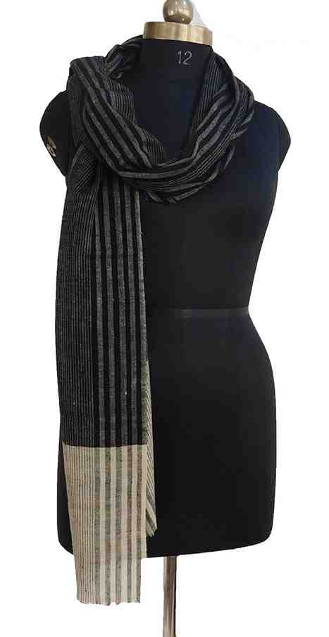 Pashmina-stole-with-strips (KE 27)