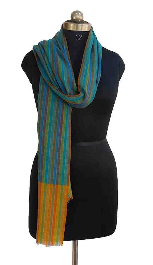 Pashmina-stole-with-strips (KE 29)