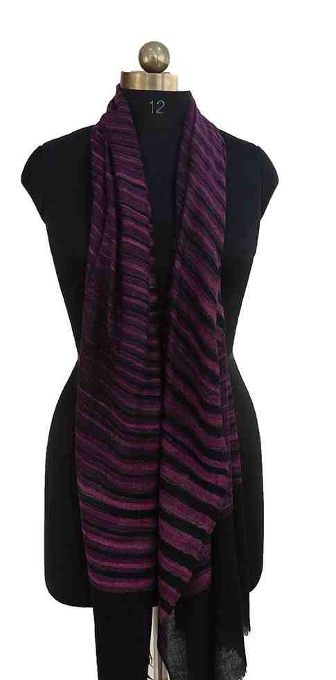 Pashmina-stole-with-strips (KE 30)