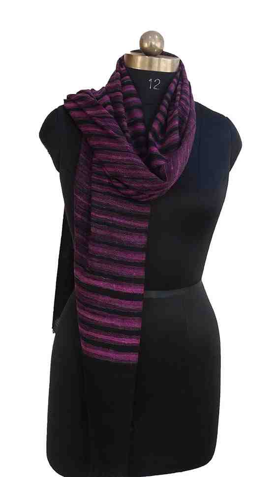 Pashmina-stole-with-strips (KE 30)