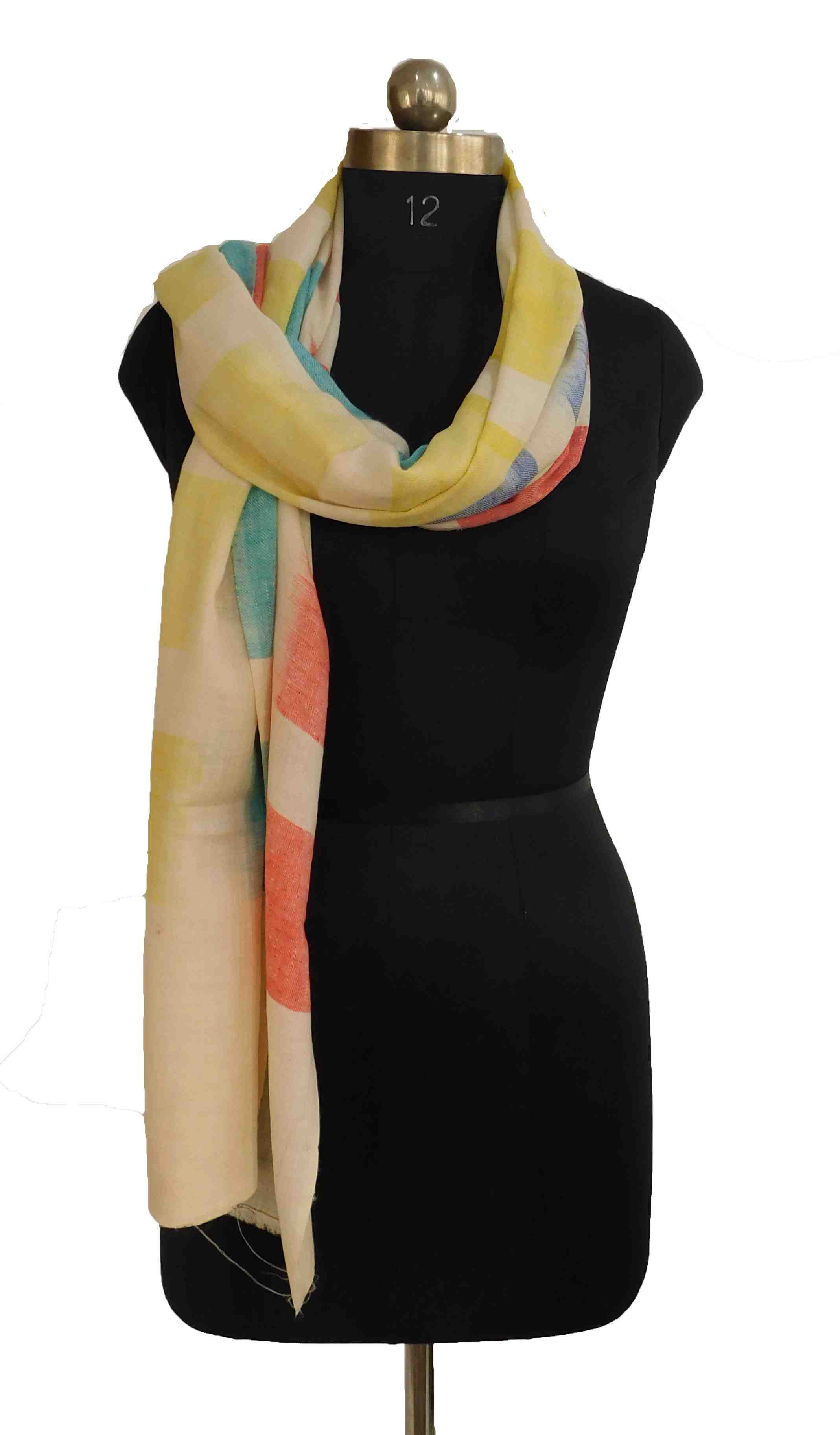 Pashmina-stole-with-strips (KE 34)