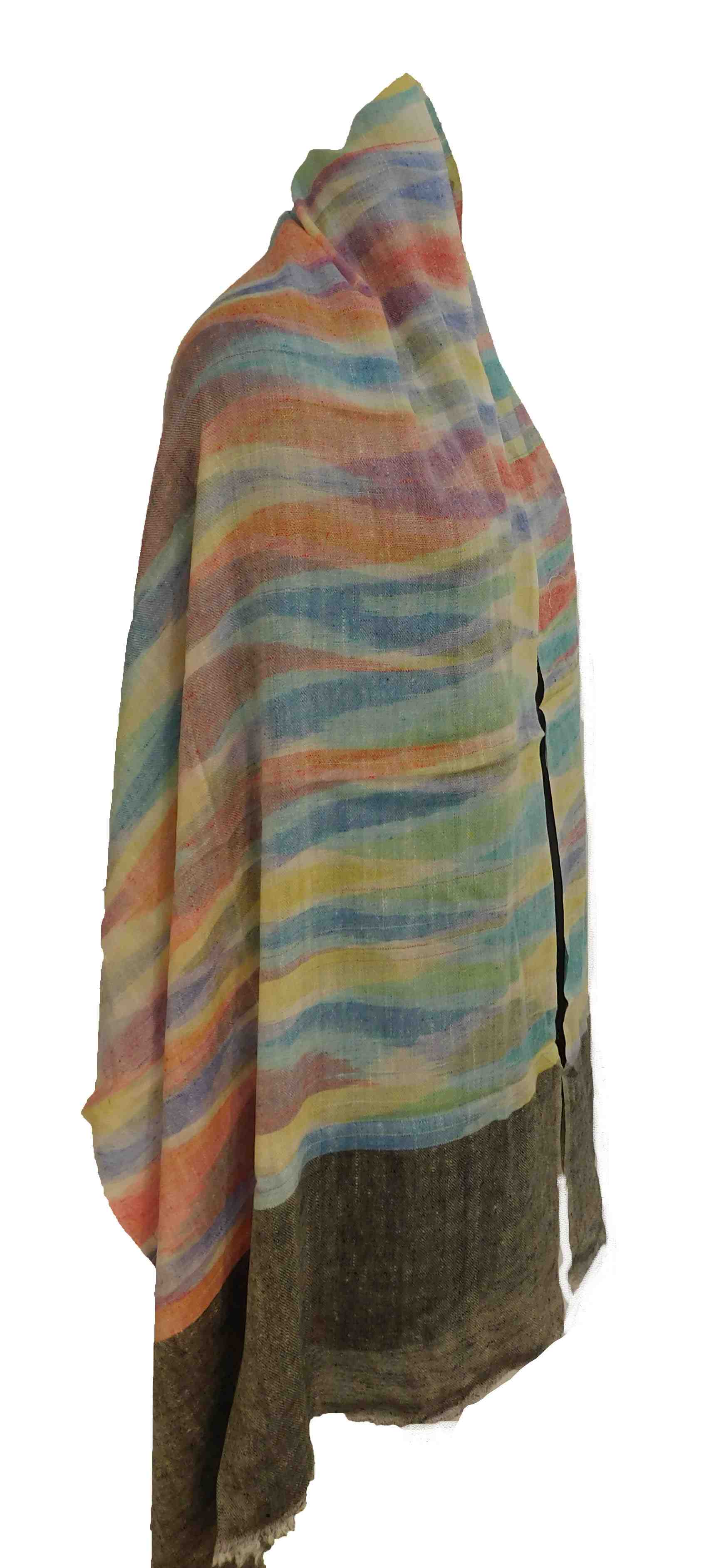 Pashmina-stole-with-strips (KE 35)