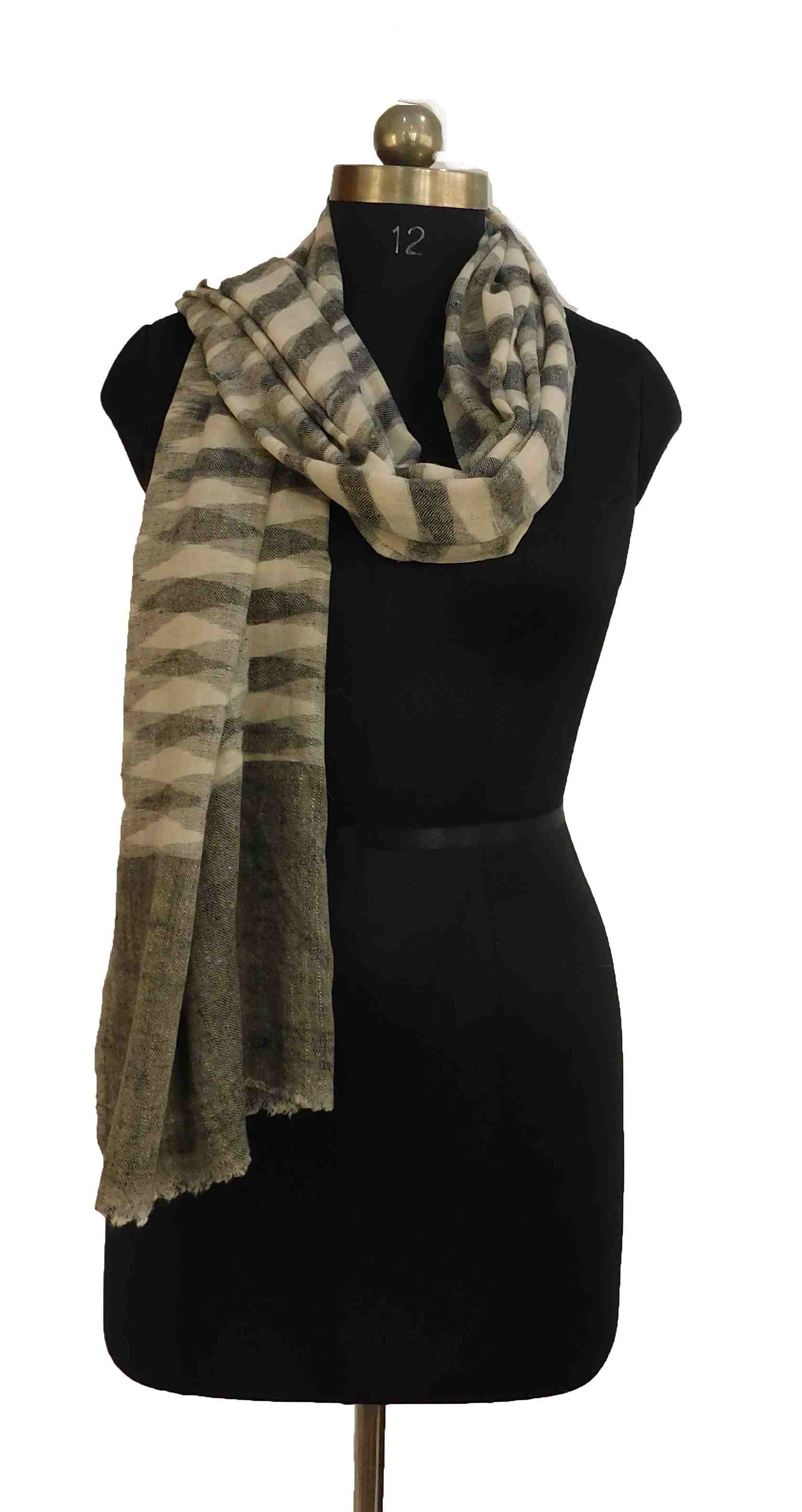 Pashmina-stole-with-strips (KE 36)