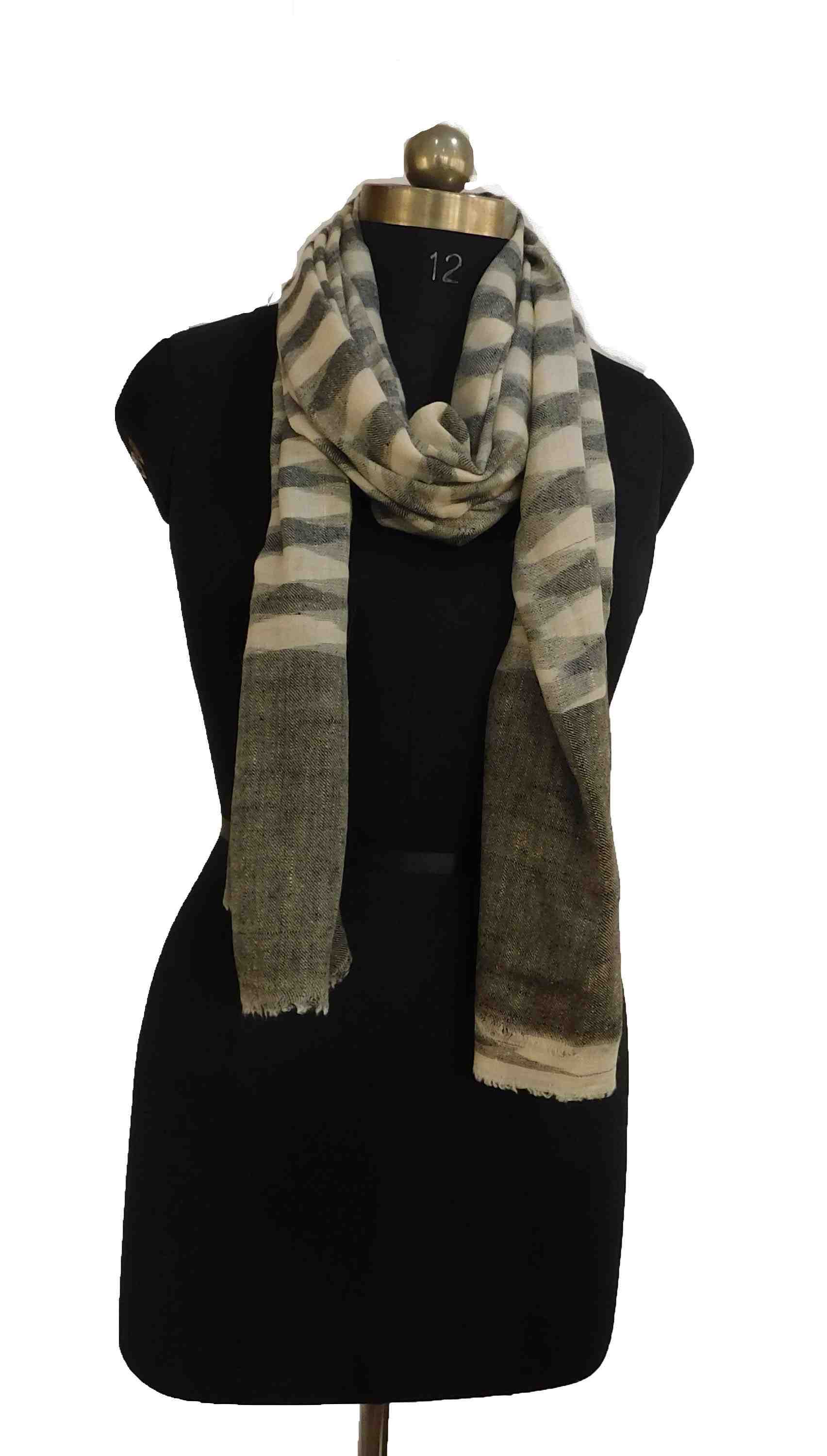 Pashmina-stole-with-strips (KE 36)