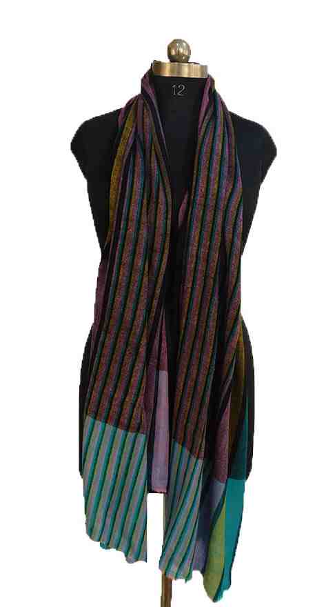 Pashmina-stole-with-strips (KE 41)