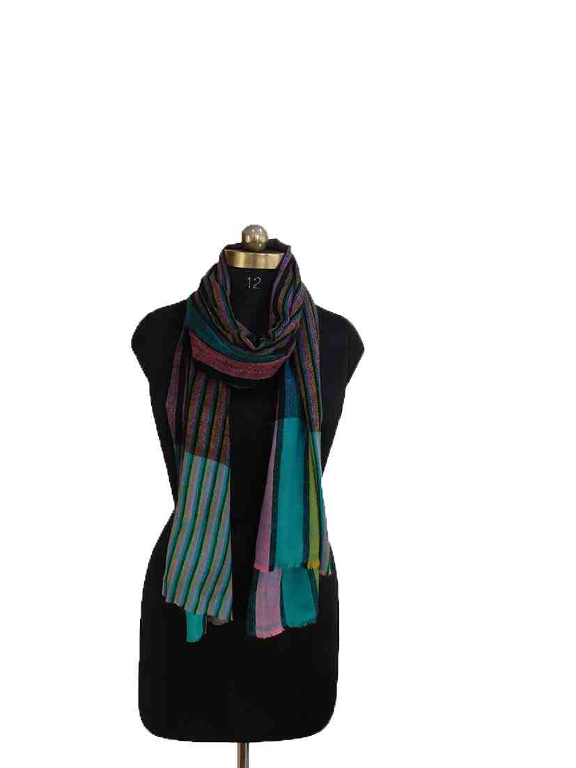 Pashmina-stole-with-strips (KE 41)