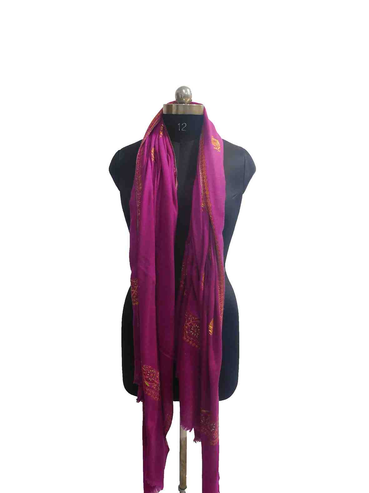  Pashmina Sozni-shawl-(KE-43)