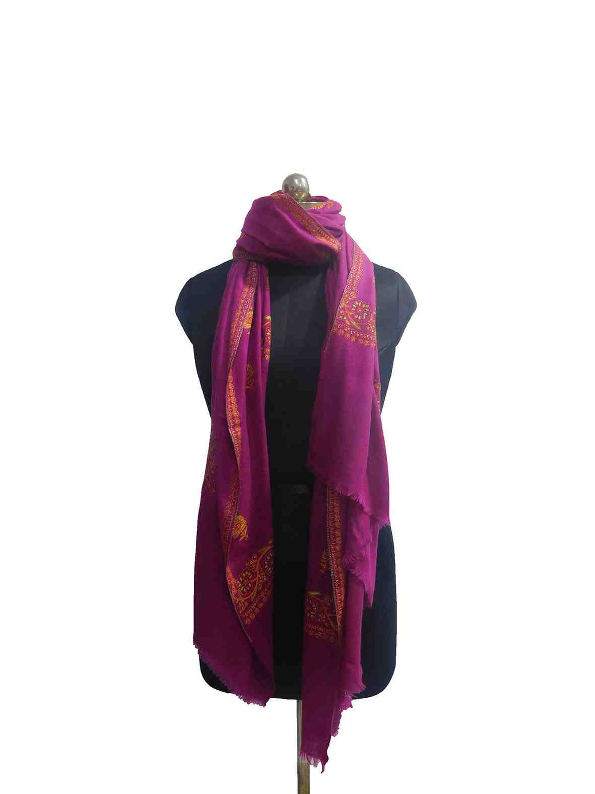  Pashmina Sozni-shawl-(KE-43)