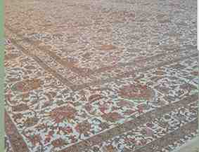 Size 15x25  feet's Hand-made Carpet((Silk-Weave-Silk-base) (KE-52)