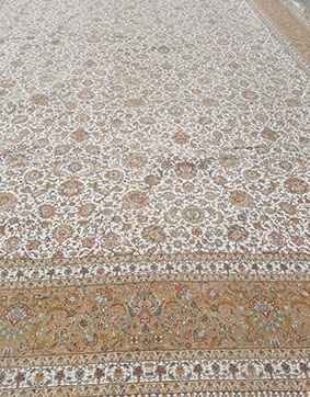 Size 15x25  feet's Hand-made Carpet(Silk-Weave-Silk-base)-(KE-59)