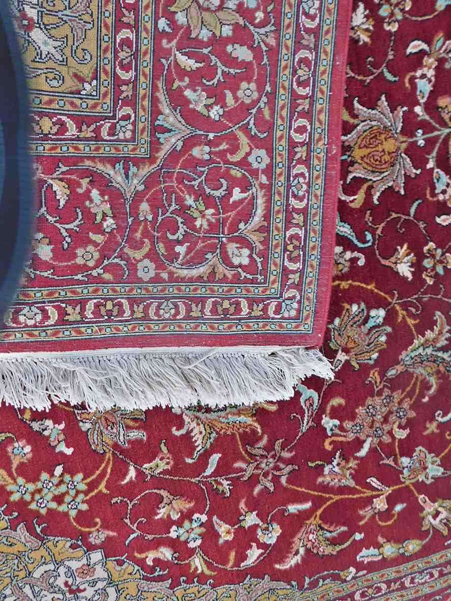 Size 4x6  feet's Hand-made Carpet Silk-Weave-Silk-base)-(KE-47)