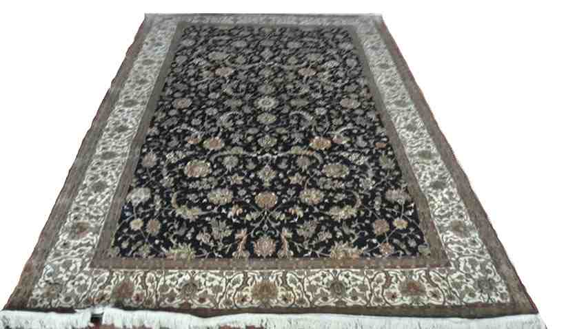 Kashmiri-Hand-Made Size 6x9 (Silk-Weave-Silk-base)-(KE-48)