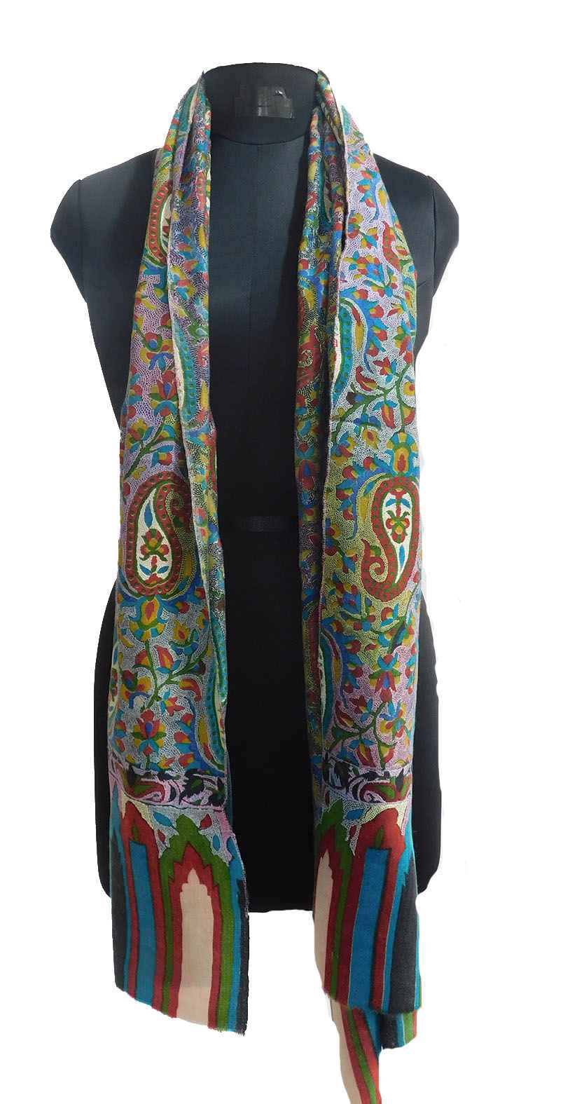 Sozni-Kalamkari Stole (KE-1)