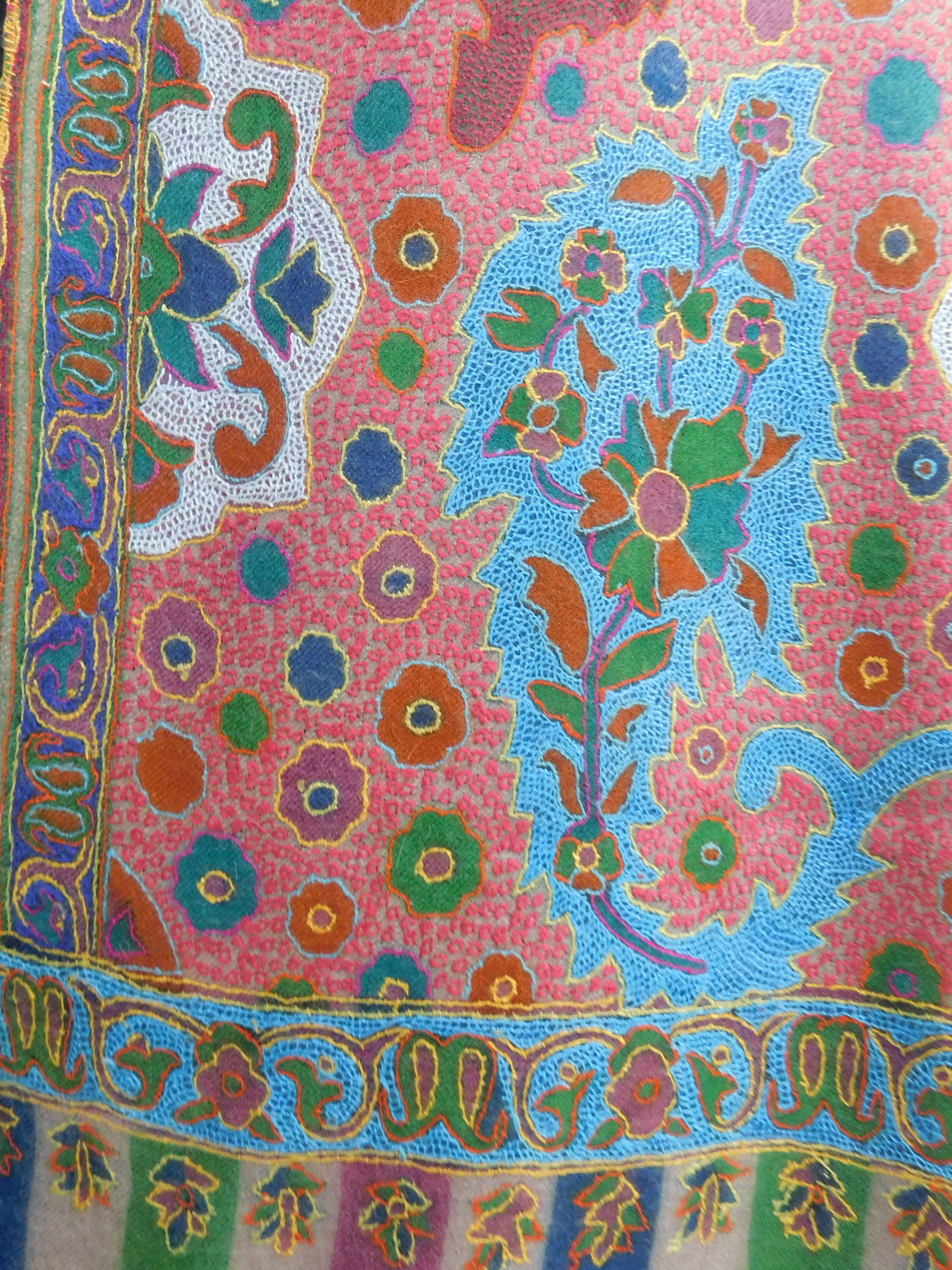 Sozni-Kalamkari-Shawl-(KE-7)