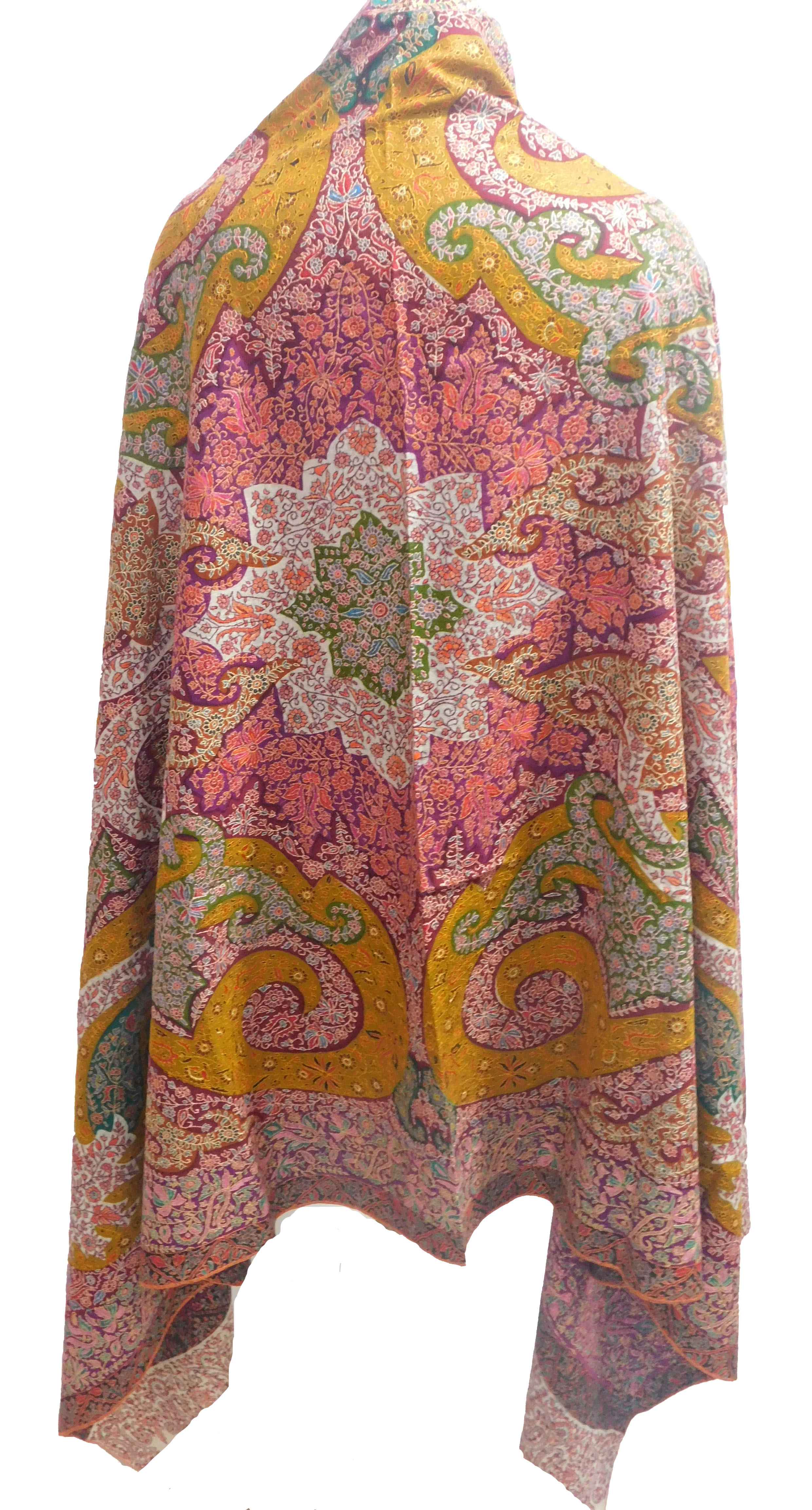 Sozni-Kalamkari-Shawl-(KE-9)