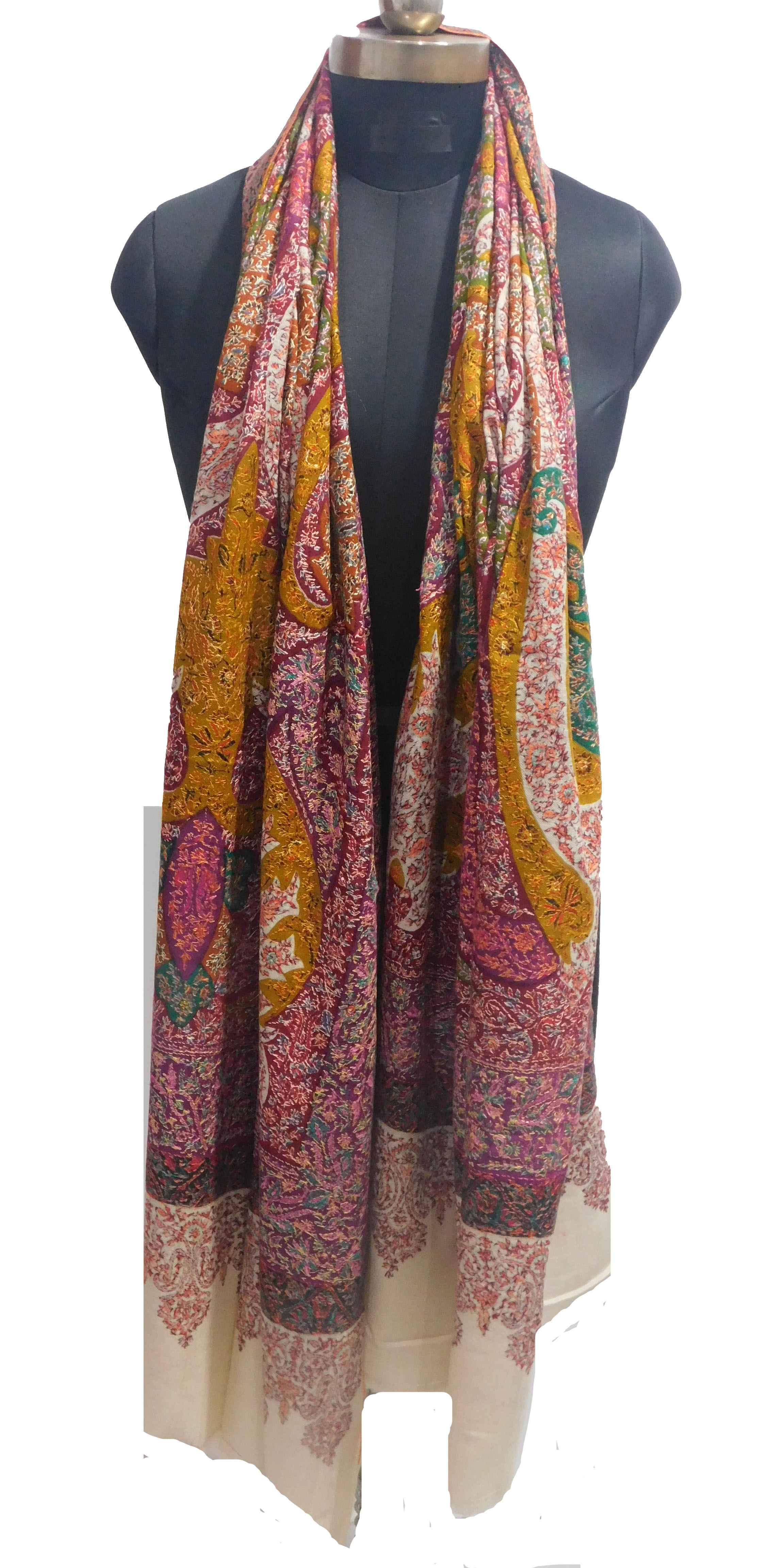 Sozni-Kalamkari-Shawl-(KE-9)