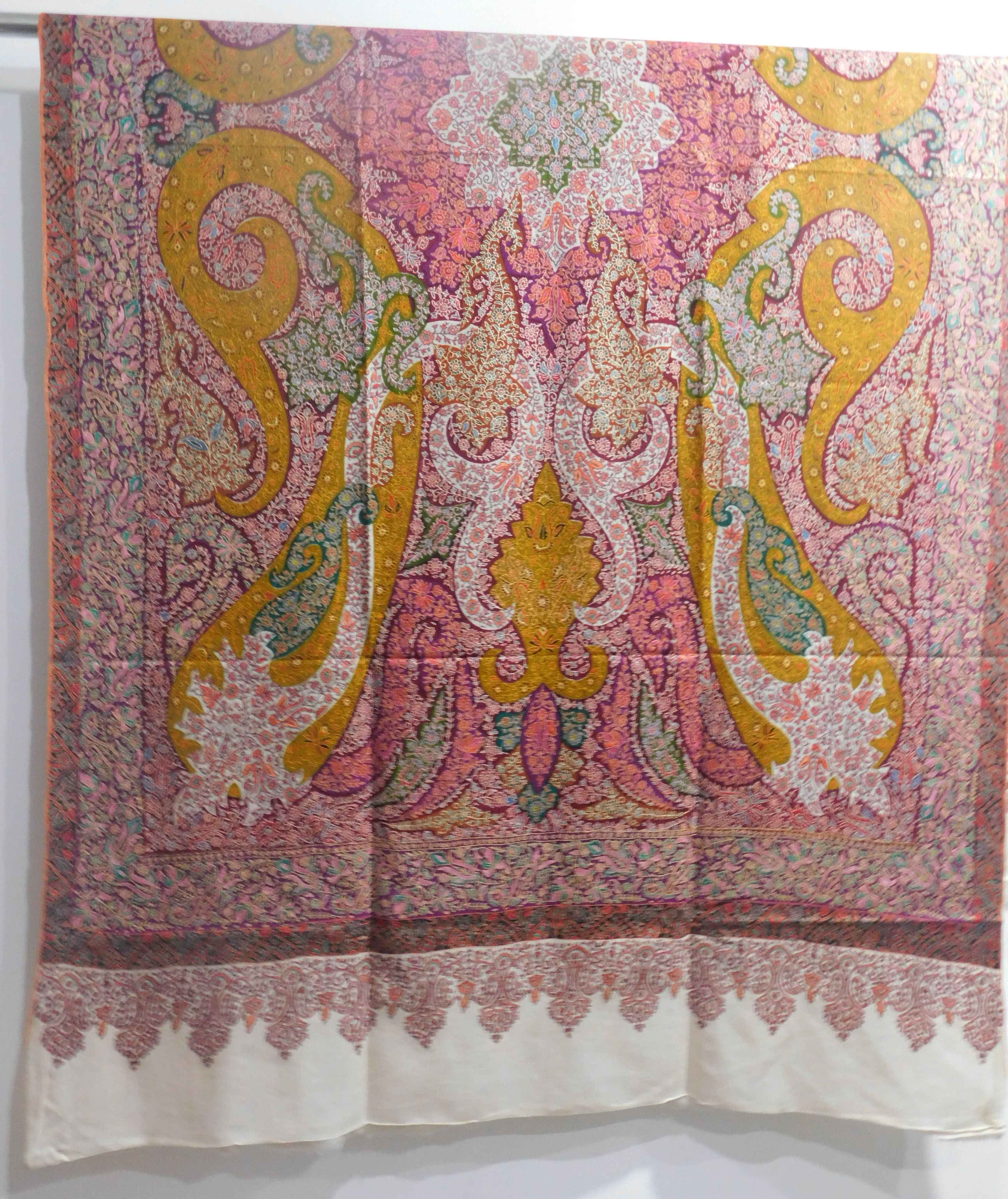 Sozni-Kalamkari-Shawl-(KE-9)