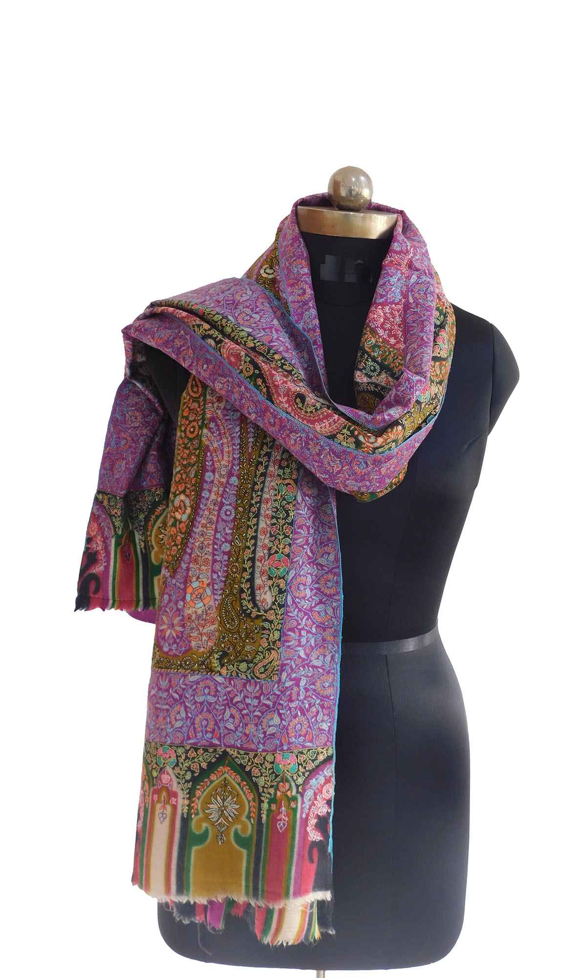 Sozni-Kalamkari-Shawl