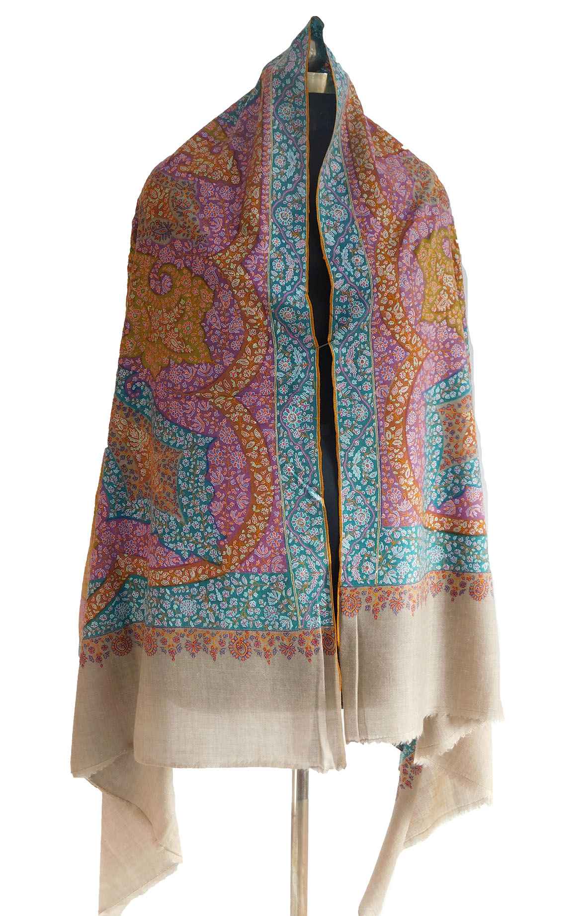 Sozni-Kalamkari-Shawl