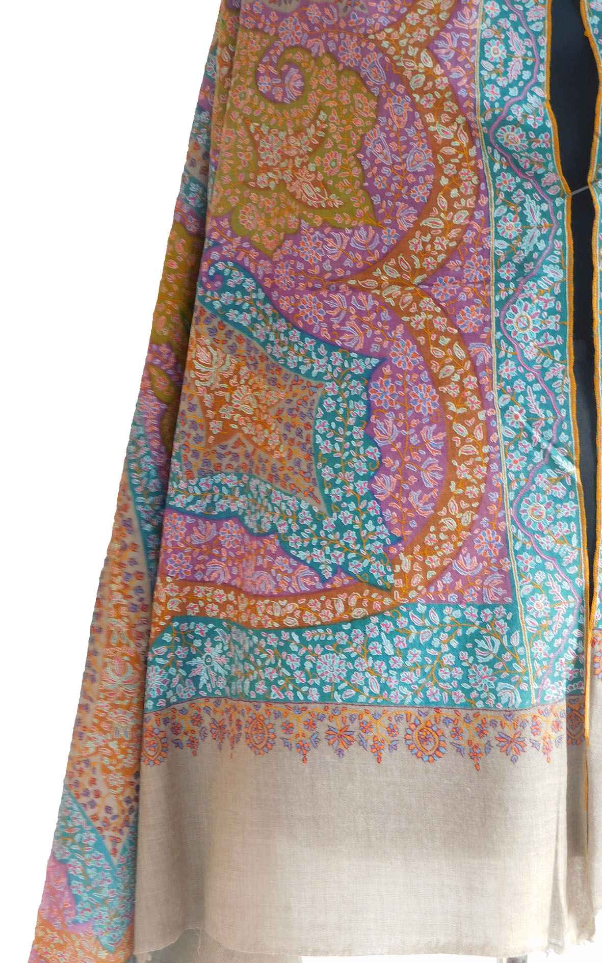 Sozni-Kalamkari-Shawl