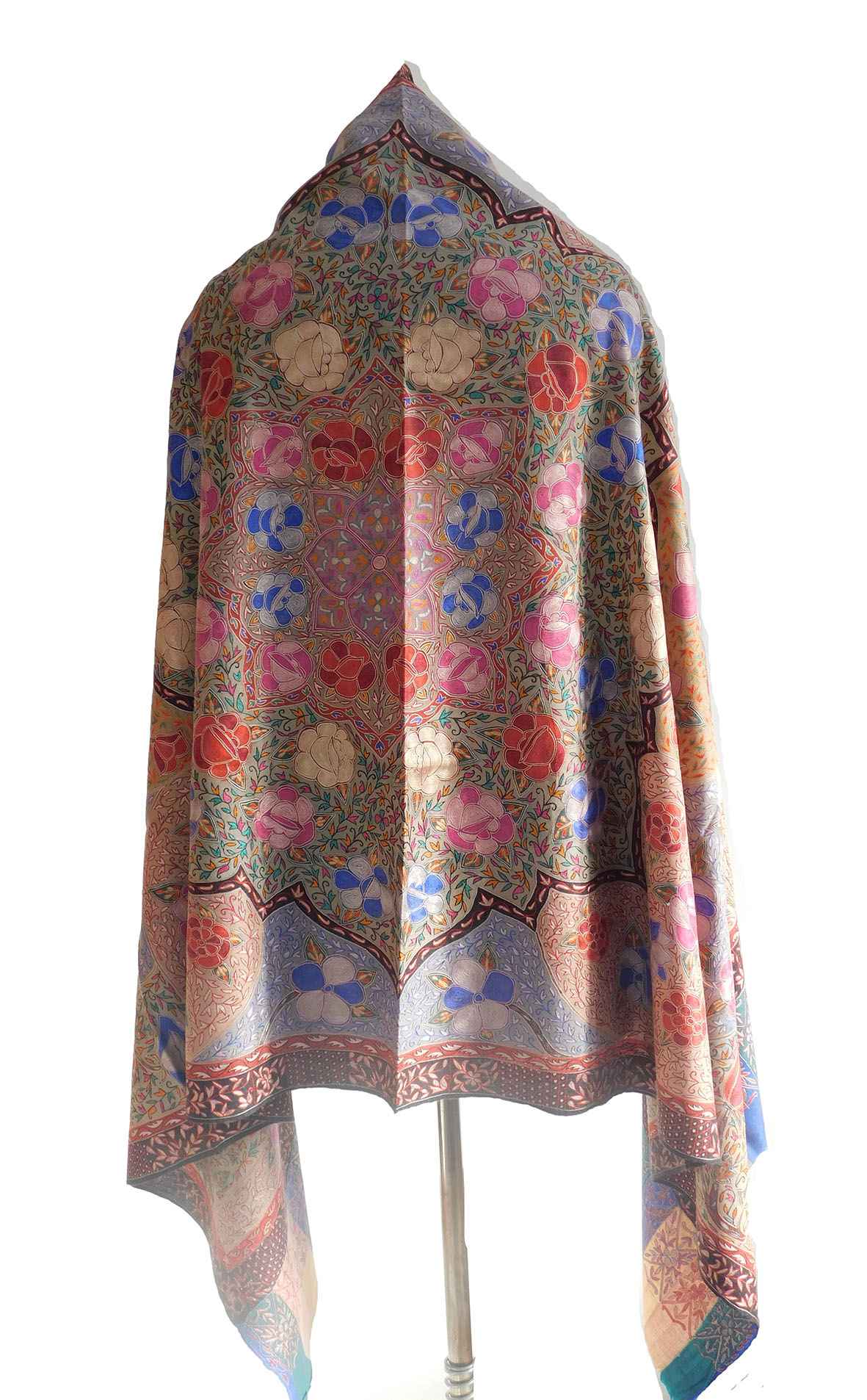 Sozni-Kalamkari-Shawl