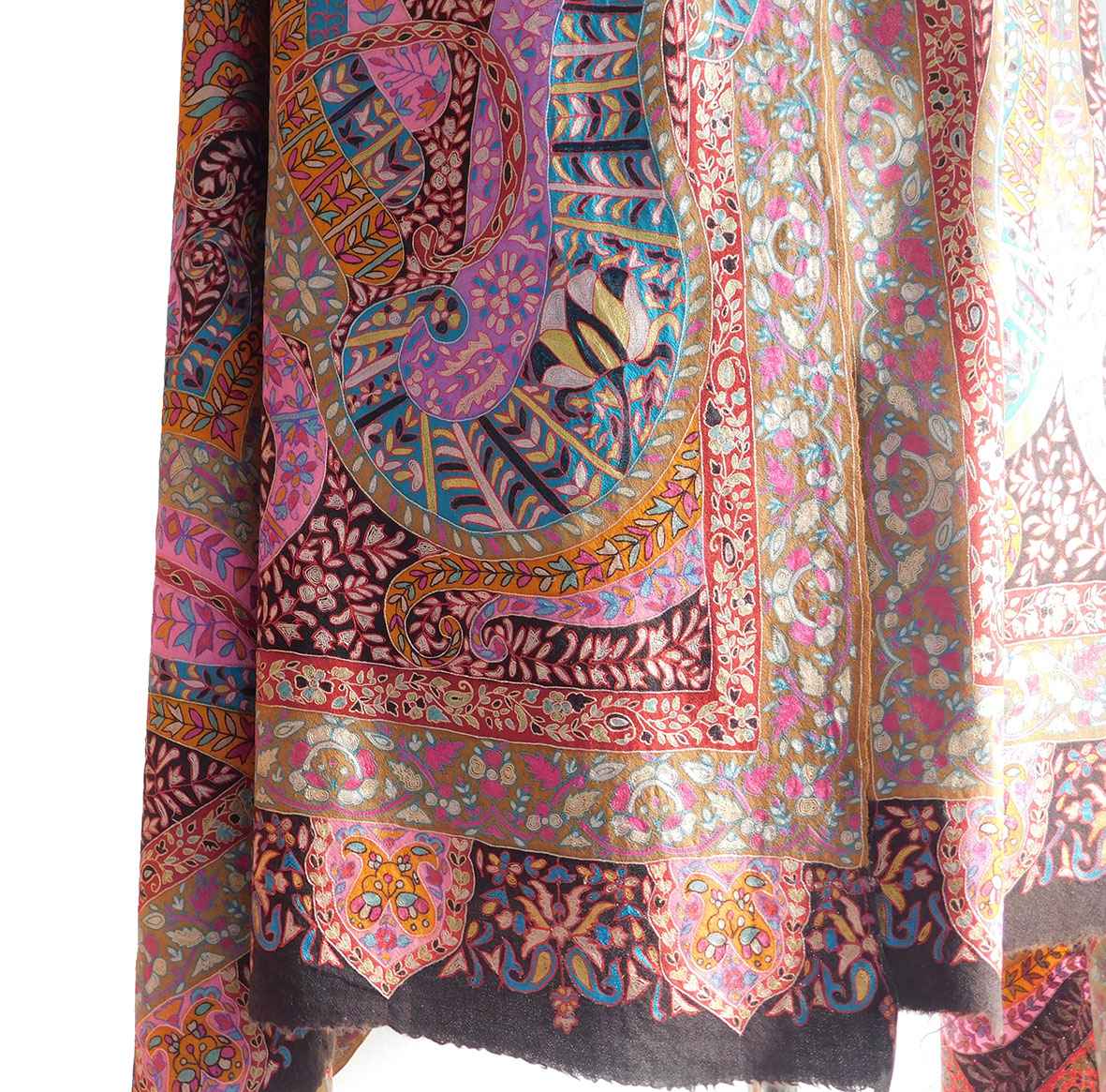 Sozni-Kalamkari-Shawl