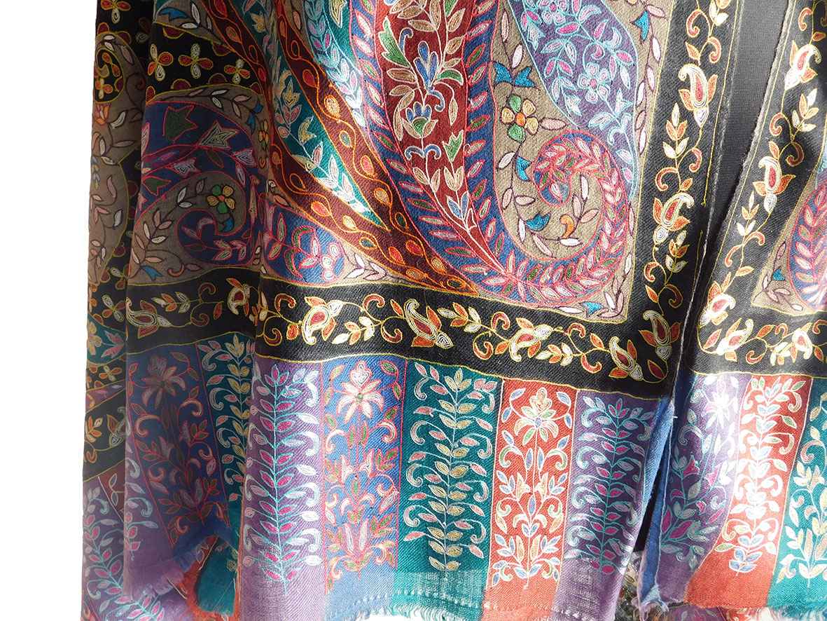 Sozni-Kalamkari-Shawl